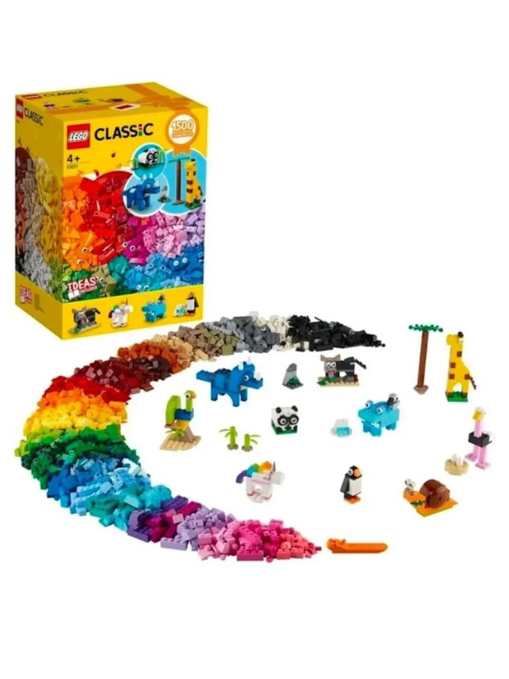 BRAND NEW LEGO Classic Creator Fun 11011 Bricks and Animals (1500 pcs) 4+